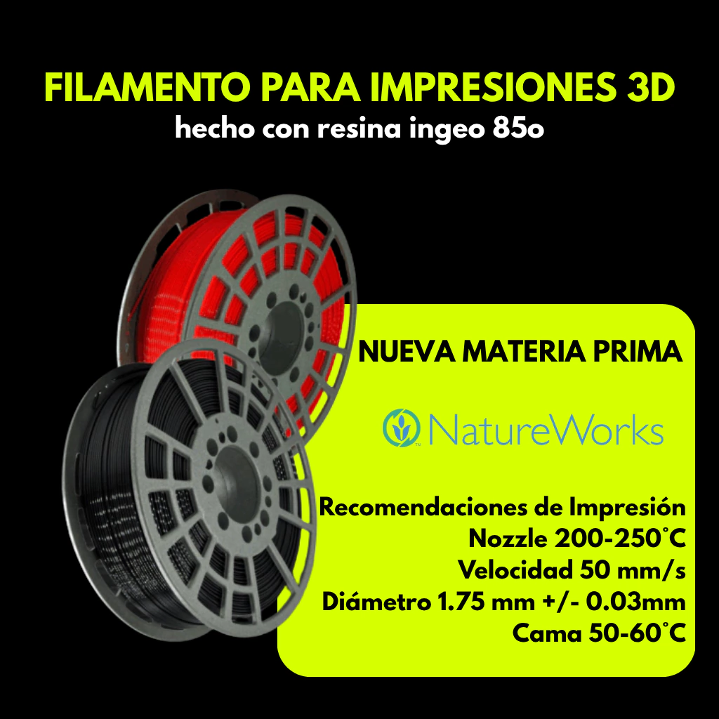 Filamento PLA GST3D 1Kg