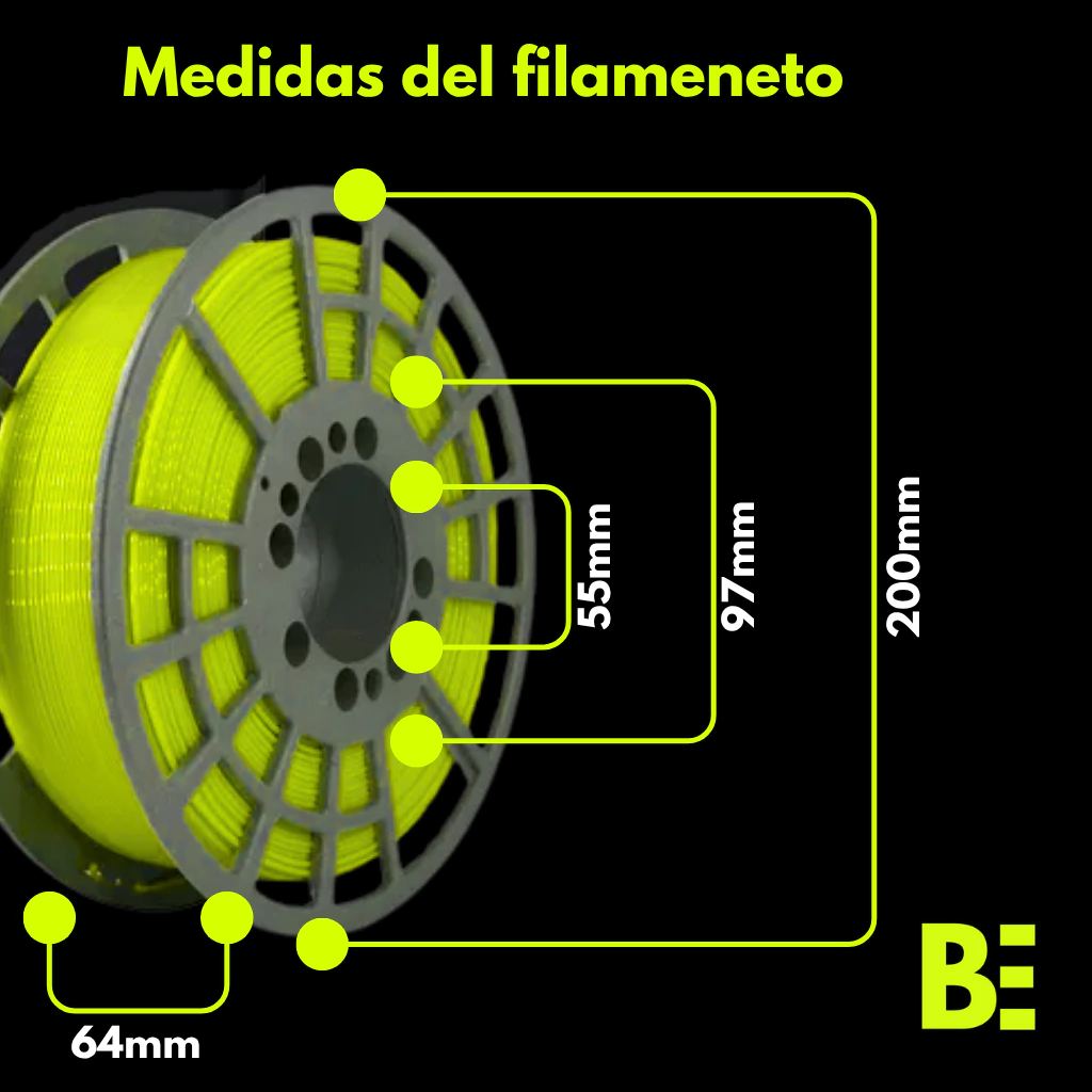 Filamento PLA GST3D 1Kg